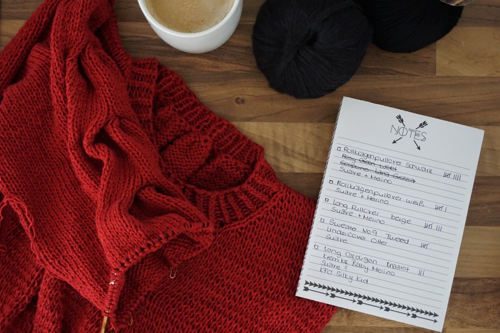 Planung und Organisation meiner Strickliste und wie du damit schweren Entscheidungen aus dem Weg gehen&nbsp;kannst